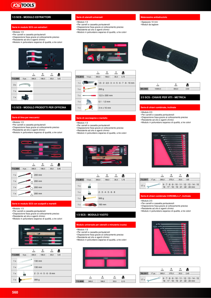 KS Tools Utensili per l'industria e l'artigianato n.: 20981 - Pagina 560