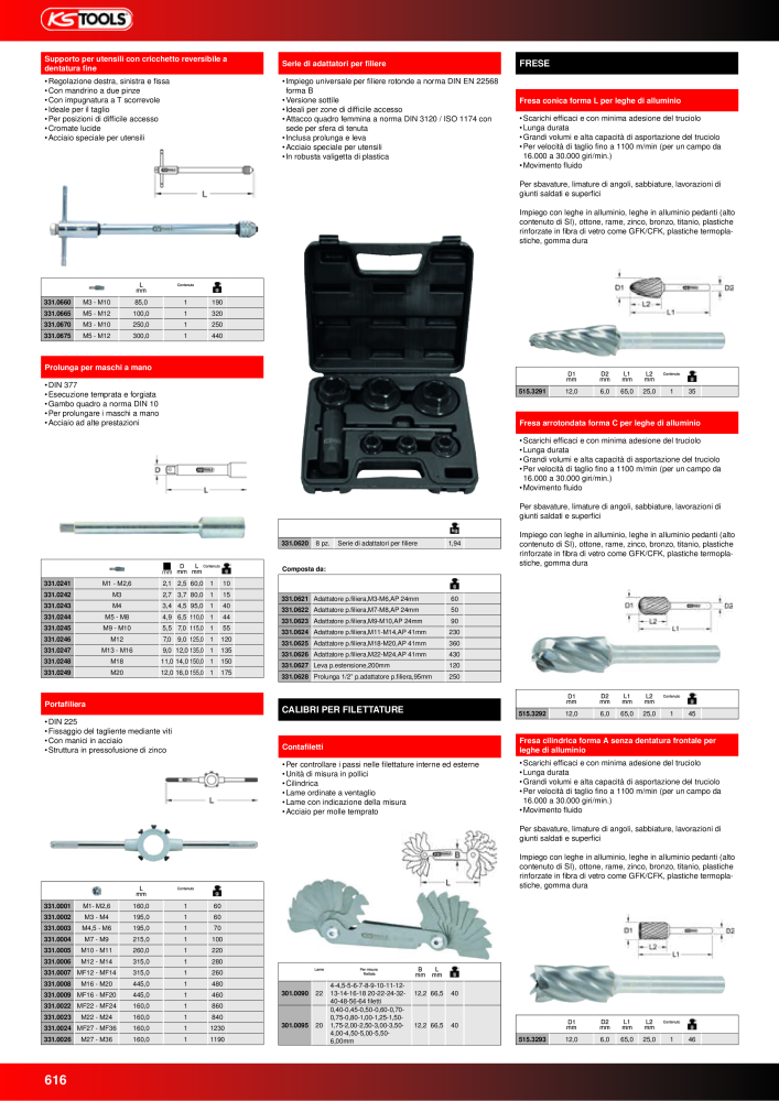 KS Tools Utensili per l'industria e l'artigianato n.: 20981 - Pagina 616