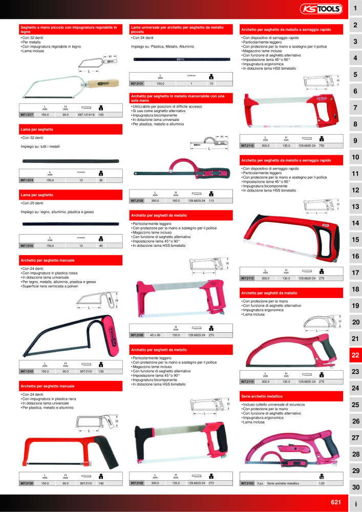 KS Tools Utensili per l'industria e l'artigianato n.: 20981 - Pagina 621