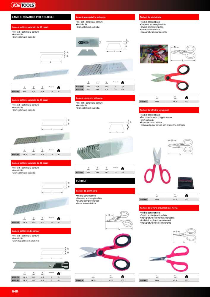 KS Tools Utensili per l'industria e l'artigianato n.: 20981 - Pagina 640