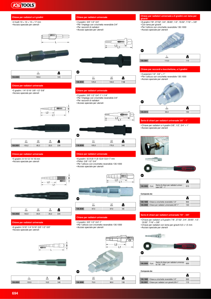 KS Tools Utensili per l'industria e l'artigianato n.: 20981 - Pagina 694