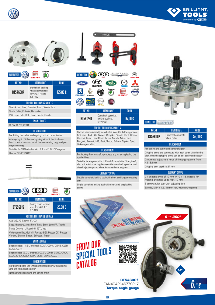 Brilliant Tools - Engine Tools Nº: 20982 - Página 104