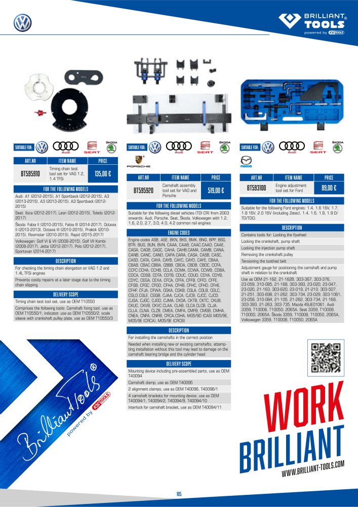 Brilliant Tools - Engine Tools Nº: 20982 - Página 105