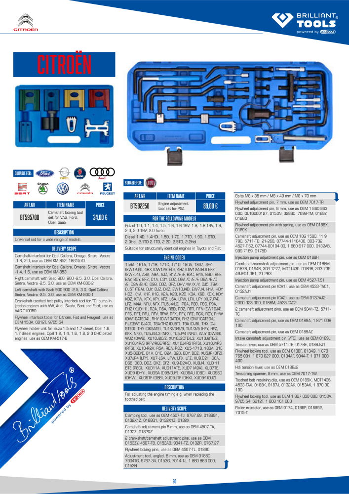 Brilliant Tools - Engine Tools Nº: 20982 - Página 30