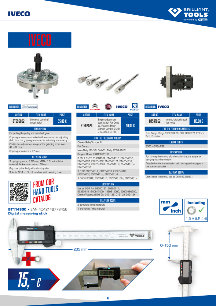 Brilliant Tools - Engine Tools Nº: 20982 - Página 48