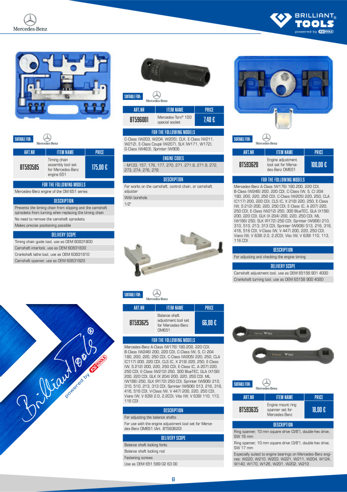 Brilliant Tools - Engine Tools NO.: 20982 - Page 61