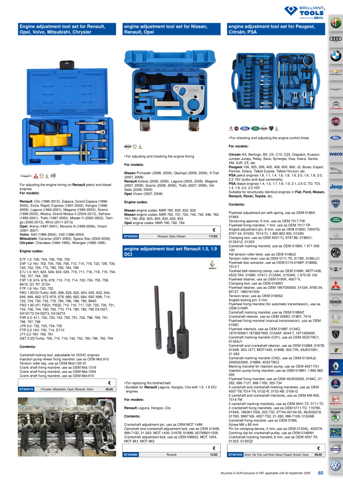 Brilliant Tools - Engine Tools NR.: 20982 - Side 65