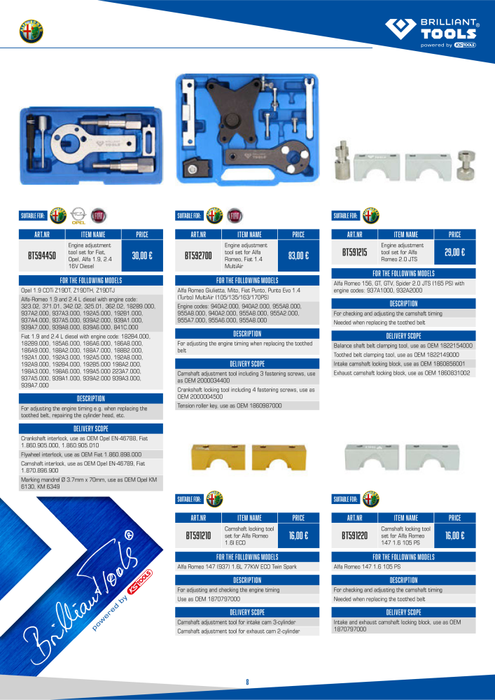 Brilliant Tools - Engine Tools Č. 20982 - Strana 8