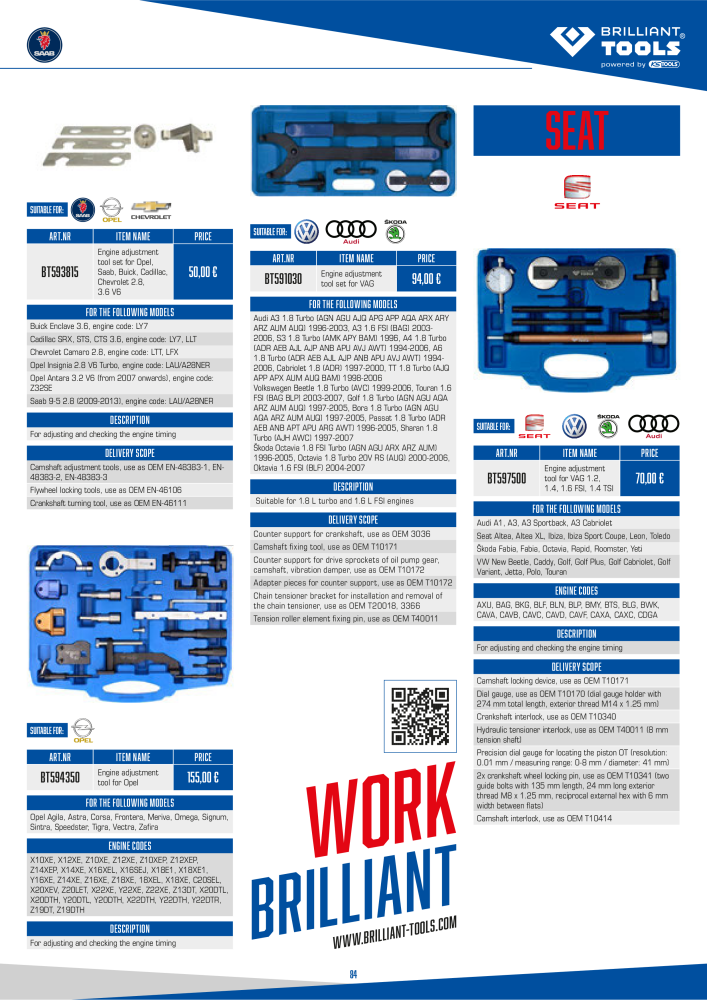 Brilliant Tools - Engine Tools NR.: 20982 - Side 84