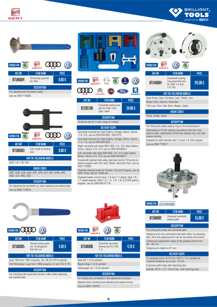 Brilliant Tools - Engine Tools Nº: 20982 - Página 86