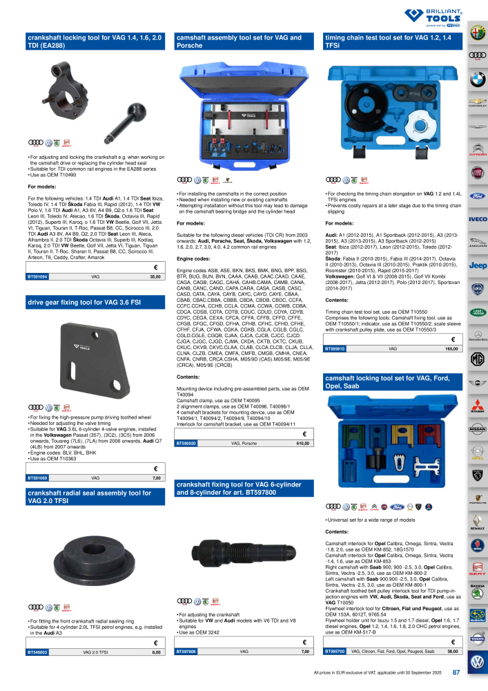 Brilliant Tools - Engine Tools NR.: 20982 - Seite 87