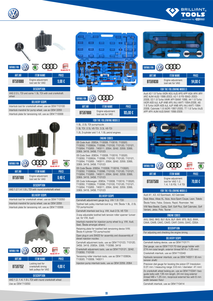 Brilliant Tools - Engine Tools Č. 20982 - Strana 99