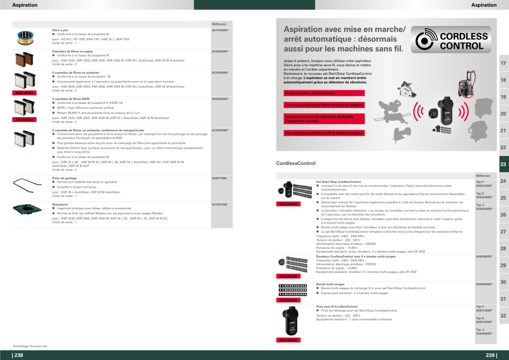 Metabo - Accessoires FR NR.: 20991 - Pagina 120