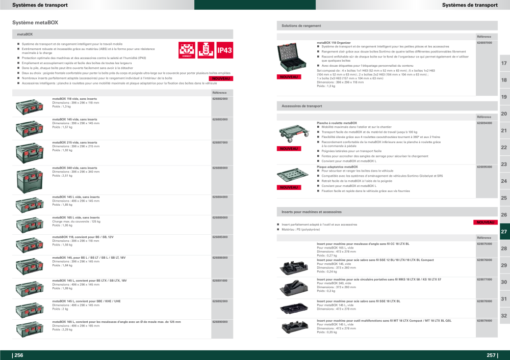 Metabo - Accessoires FR NO.: 20991 - Page 129