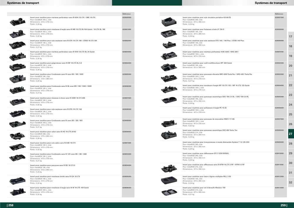 Metabo - Accessoires FR NO.: 20991 - Page 130