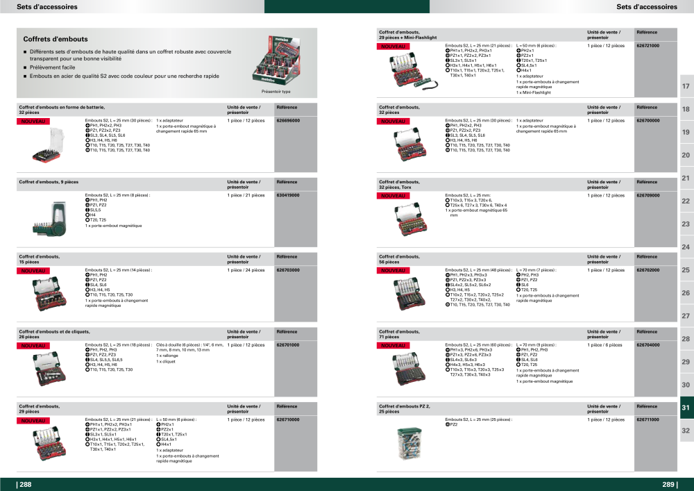 Metabo - Accessoires FR NR.: 20991 - Pagina 145