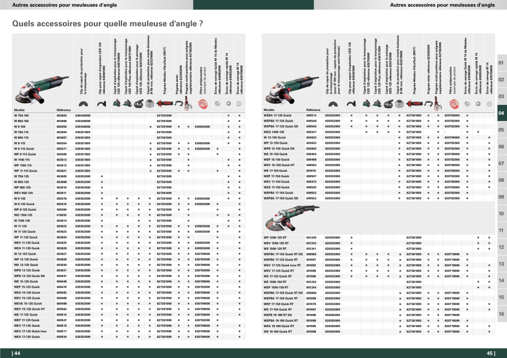 Metabo - Accessoires FR NR.: 20991 - Strona 23