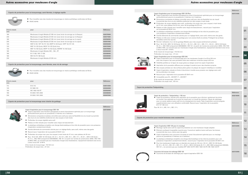 Metabo - Accessoires FR NR.: 20991 - Pagina 26