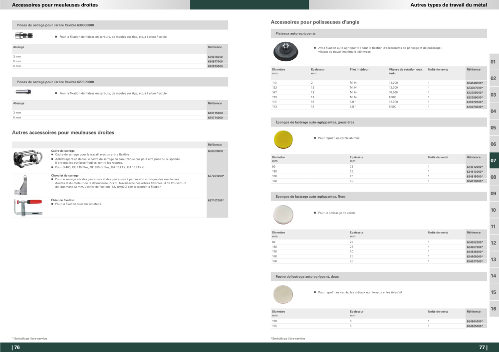 Metabo - Accessoires FR Nº: 20991 - Página 39