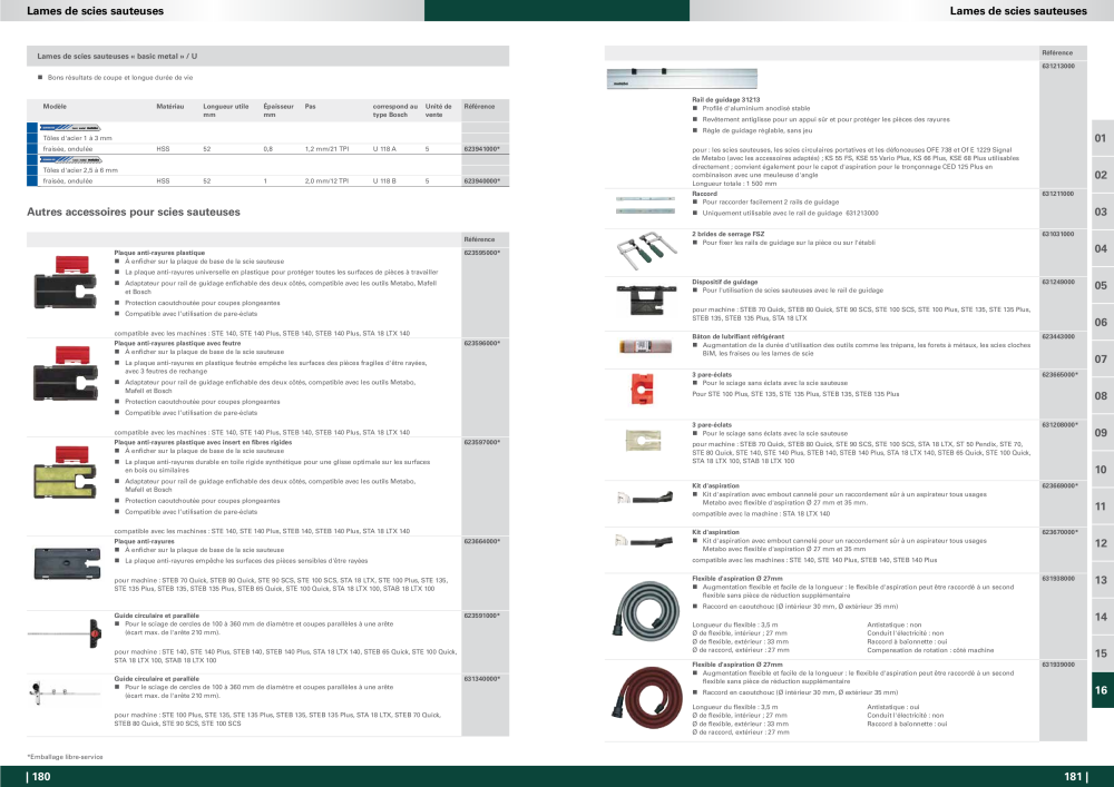 Metabo - Accessoires FR Nb. : 20991 - Page 91