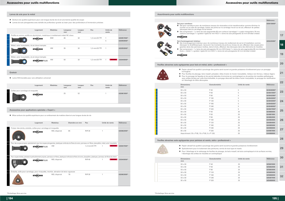 Metabo - Accessoires FR Nb. : 20991 - Page 98