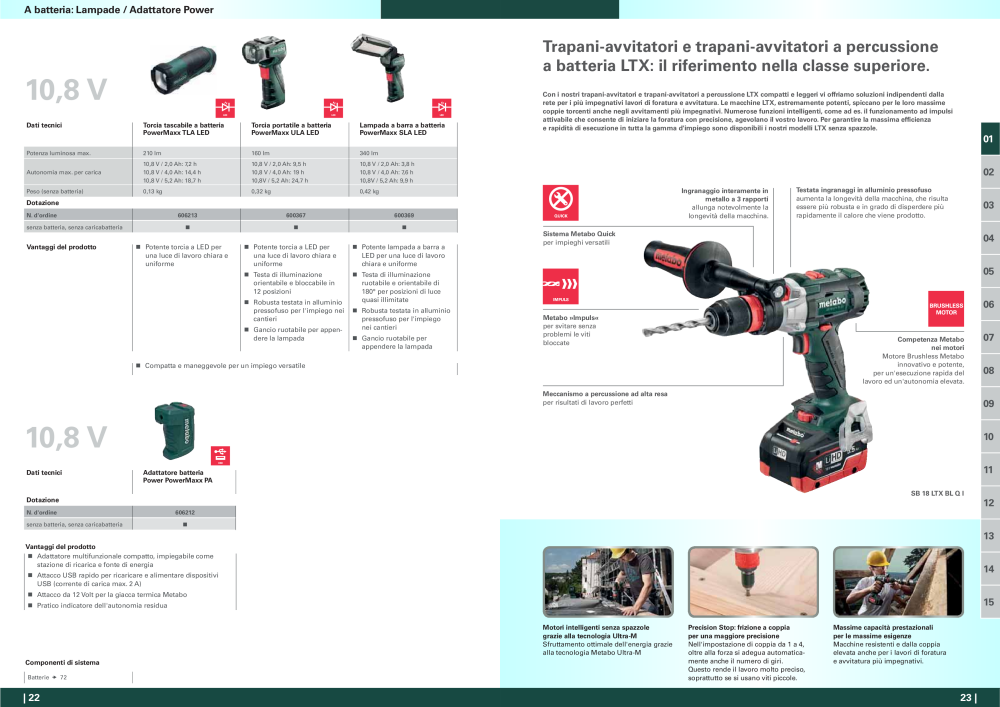 Metabo - panoramica della gamma di prodotti NO.: 20992 - Page 12