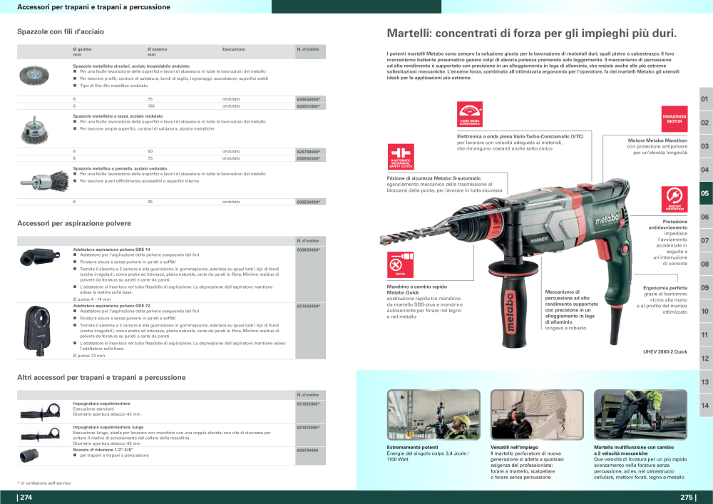 Metabo - panoramica della gamma di prodotti n.: 20992 - Pagina 138