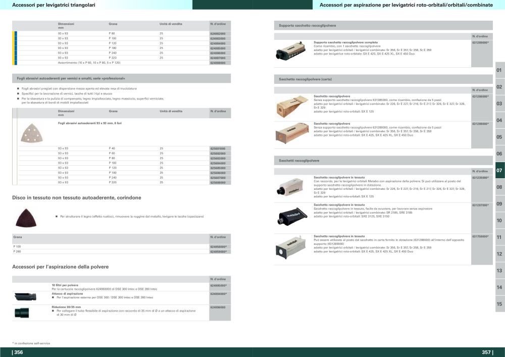 Metabo - panoramica della gamma di prodotti n.: 20992 - Pagina 179