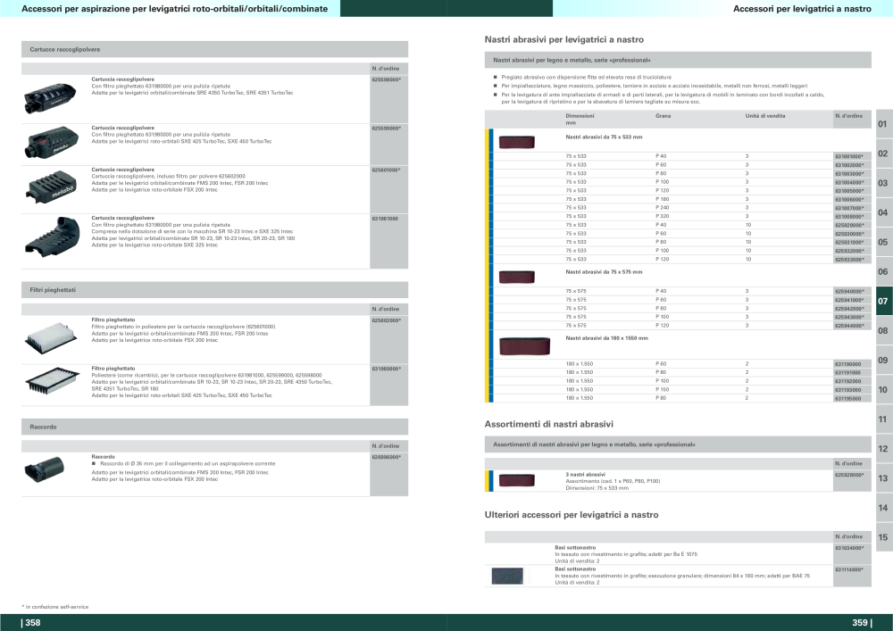 Metabo - panoramica della gamma di prodotti NO.: 20992 - Page 180