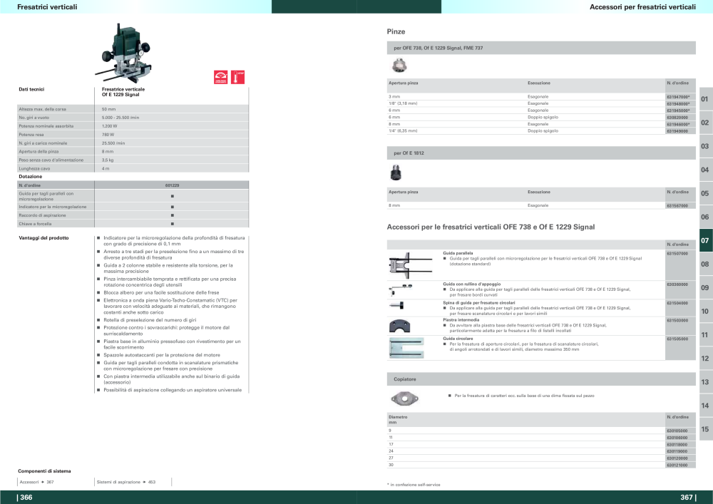 Metabo - panoramica della gamma di prodotti Nº: 20992 - Página 184