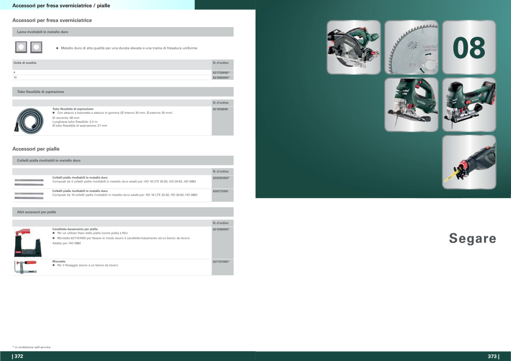 Metabo - panoramica della gamma di prodotti NR.: 20992 - Strona 187