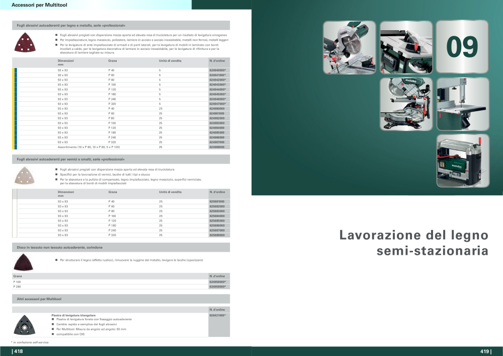 Metabo - panoramica della gamma di prodotti NO.: 20992 - Page 210