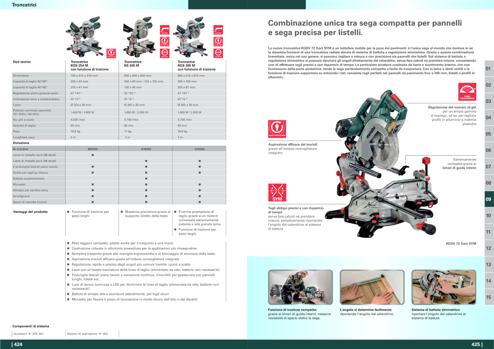 Metabo - panoramica della gamma di prodotti n.: 20992 - Pagina 213