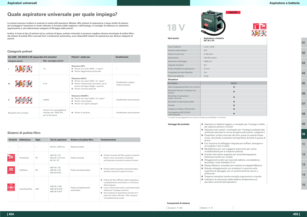 Metabo - panoramica della gamma di prodotti n.: 20992 - Pagina 228