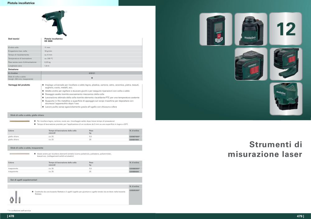 Metabo - panoramica della gamma di prodotti NR.: 20992 - Seite 240