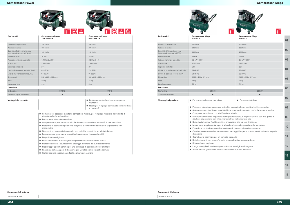 Metabo - panoramica della gamma di prodotti NR.: 20992 - Strona 248