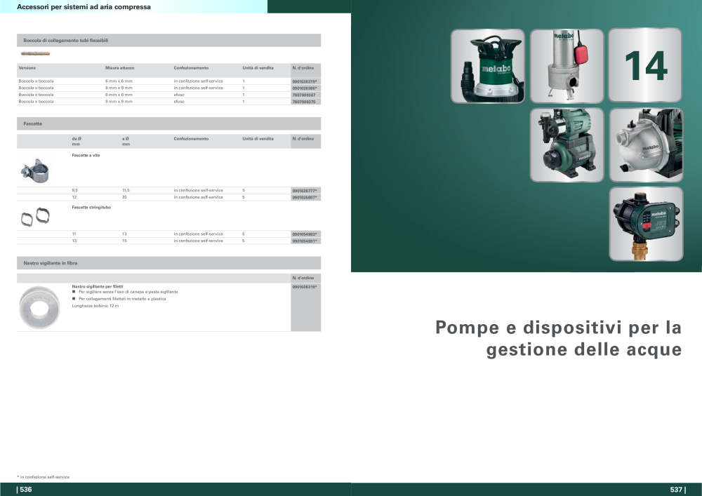 Metabo - panoramica della gamma di prodotti NR.: 20992 - Strona 269