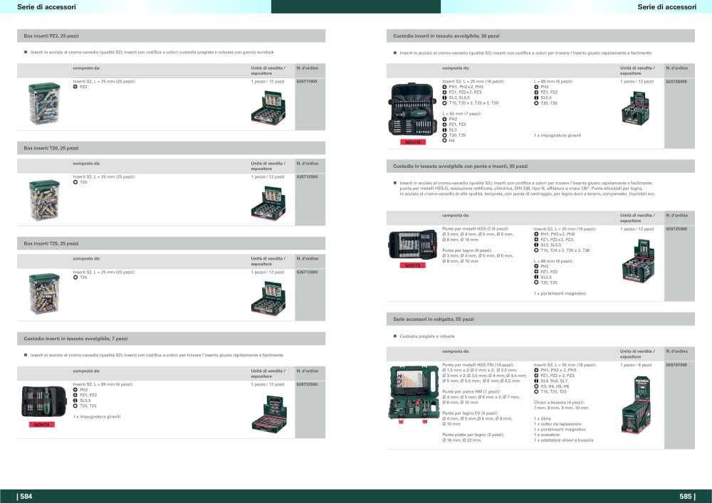 Metabo - panoramica della gamma di prodotti NR.: 20992 - Strona 293