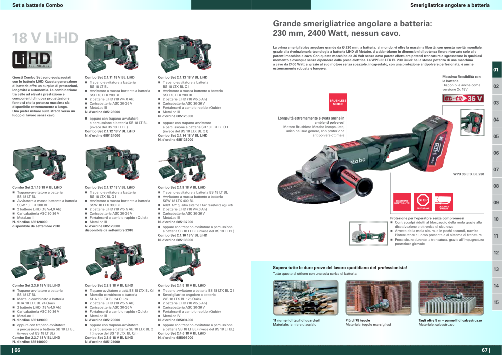 Metabo - panoramica della gamma di prodotti NR.: 20992 - Pagina 34