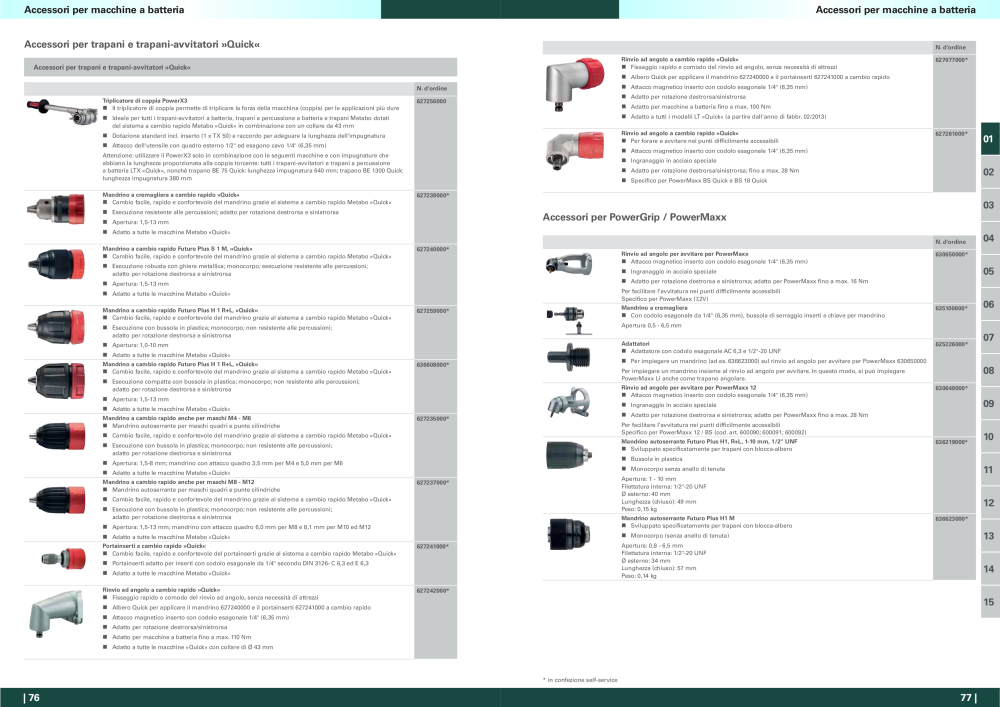 Metabo - panoramica della gamma di prodotti n.: 20992 - Pagina 39