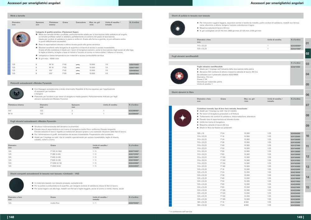 Metabo - panoramica della gamma di prodotti Nº: 20992 - Página 75