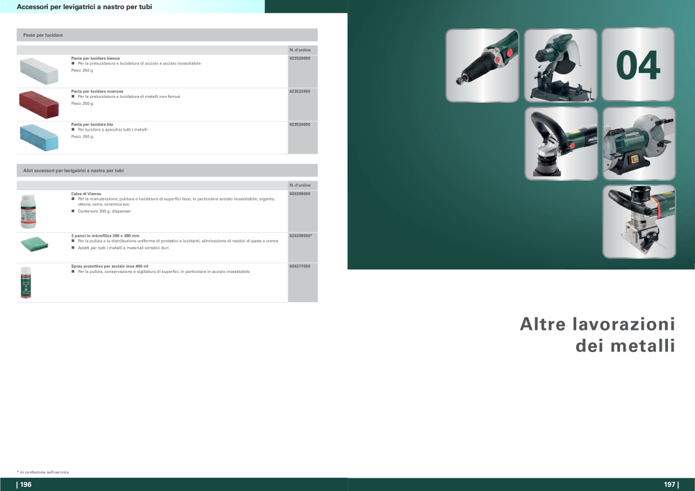 Metabo - panoramica della gamma di prodotti NR.: 20992 - Seite 99