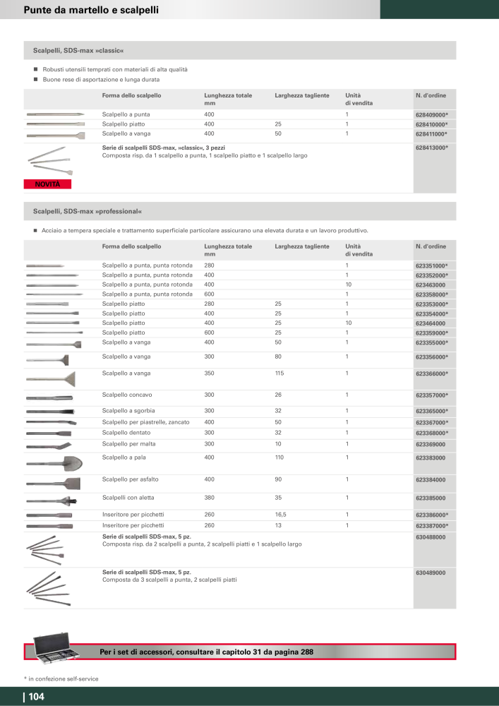 Metabo - Accessori Nb. : 20993 - Page 104