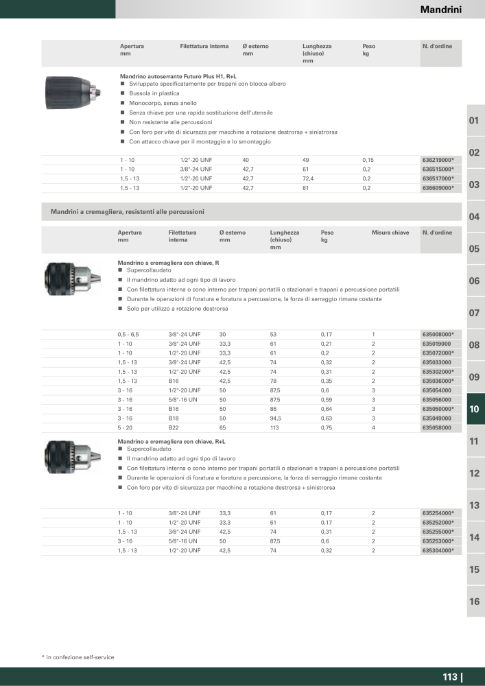 Metabo - Accessori Nº: 20993 - Página 113