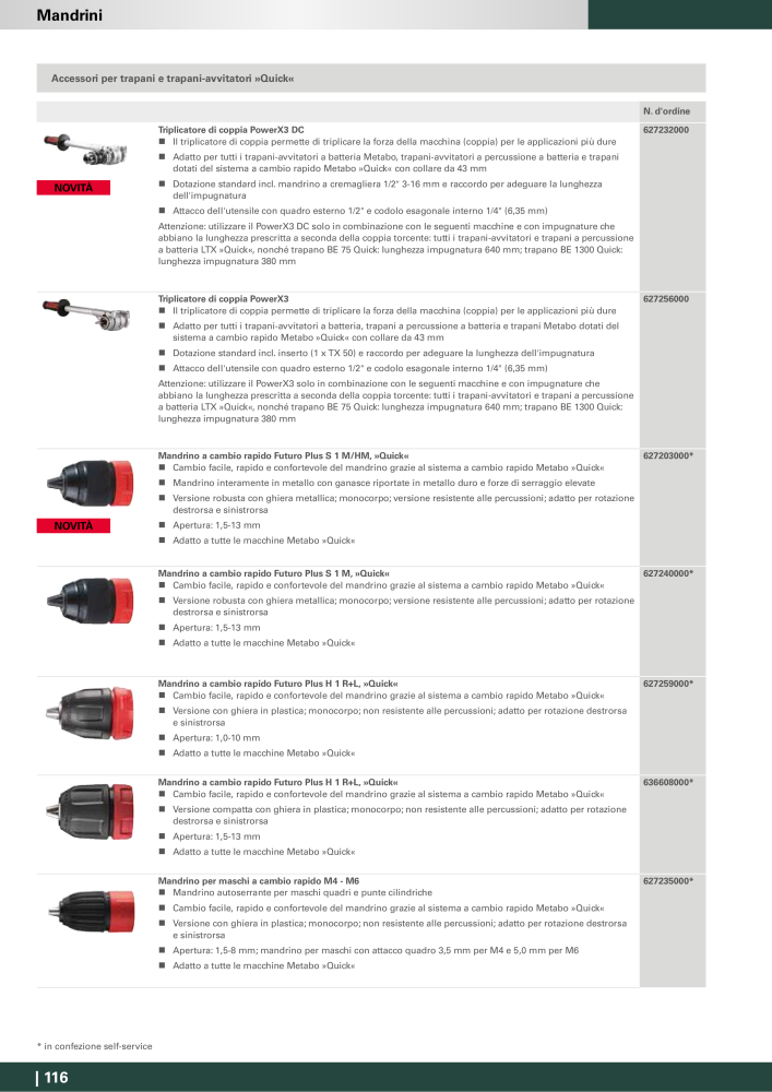 Metabo - Accessori NR.: 20993 - Pagina 116