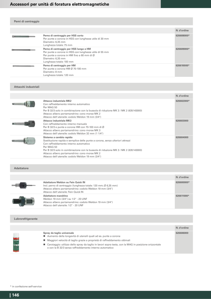 Metabo - Accessori Nº: 20993 - Página 146