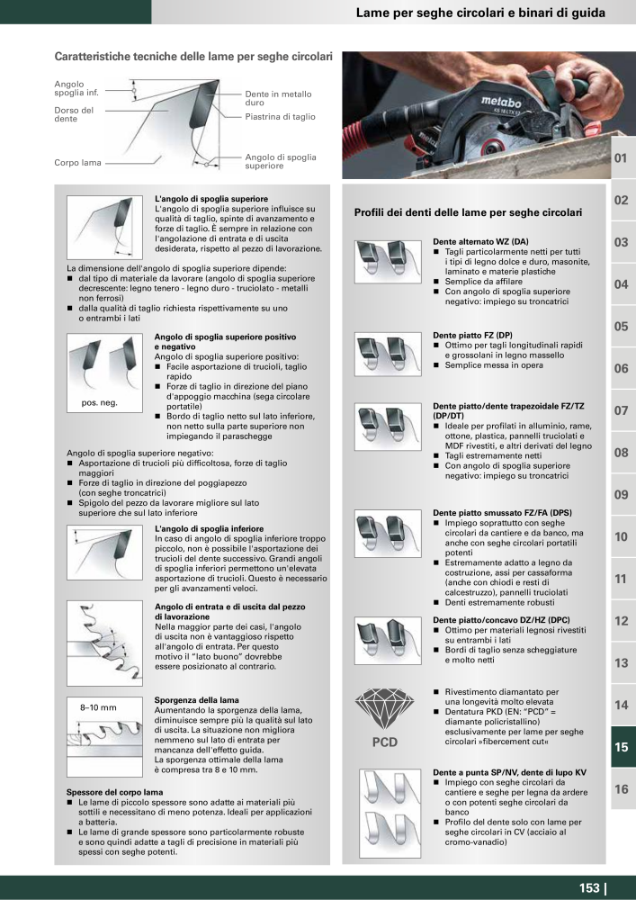 Metabo - Accessori NO.: 20993 - Page 153