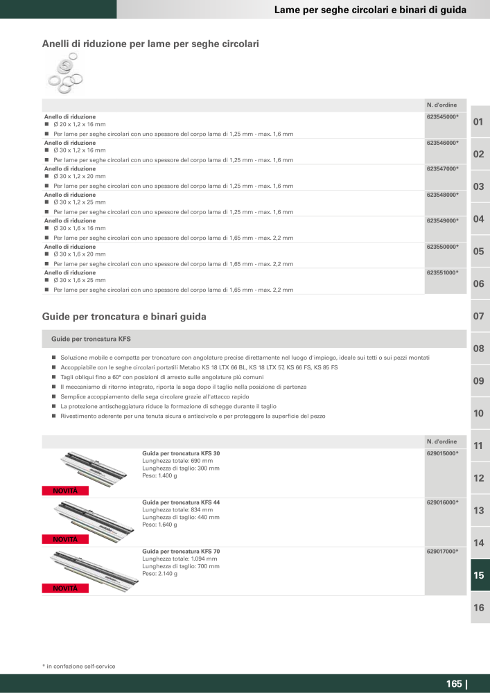 Metabo - Accessori NR.: 20993 - Seite 165