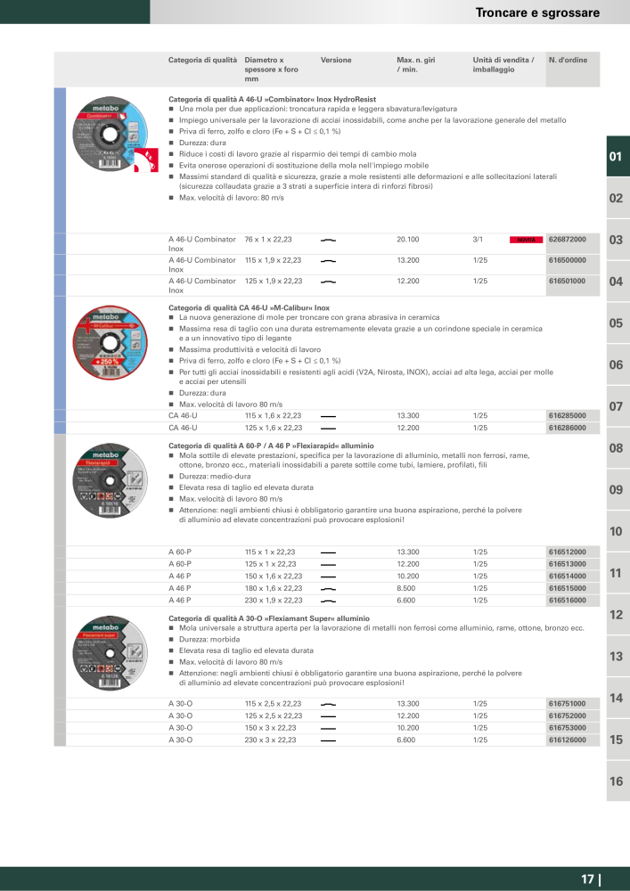 Metabo - Accessori Nb. : 20993 - Page 17