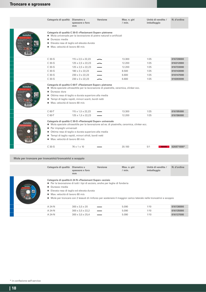 Metabo - Accessori NR.: 20993 - Pagina 18